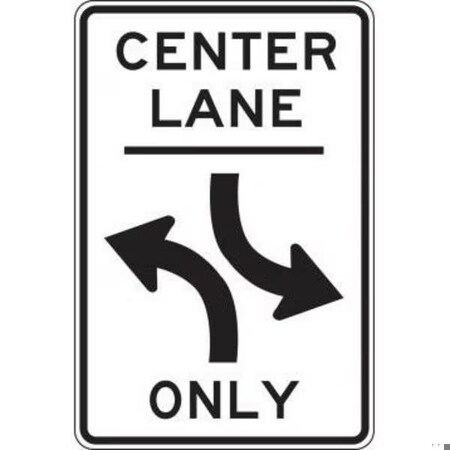 Accuform Engineer Grade Reflective Aluminum, 36 in x 24 in, 1/4" corner holes, or 3/8" postmount holes FRR661RA